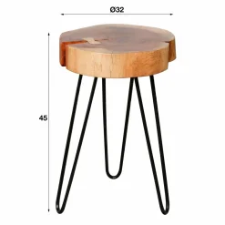 WoonStijl Bijzettafel Stam Ø 32 cm Discount