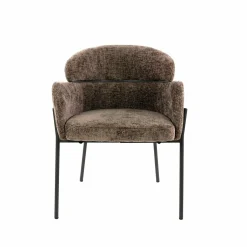 WoonStijl Eetkamerstoel ronde rug Curva Hoven Taupe Clearance