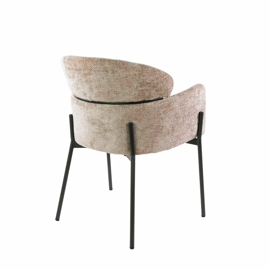 WoonStijl Eetkamerstoel ronde rug Curva Hoven Zand New