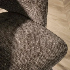 WoonStijl Eetkamerstoel Salon Tissee cargo bruin