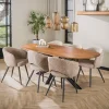 WoonStijl Eetkamertafel 215 Cliff ovale buis mango Online