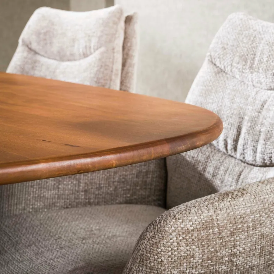 WoonStijl Eetkamertafel 215 Cliff ovale buis mango Online