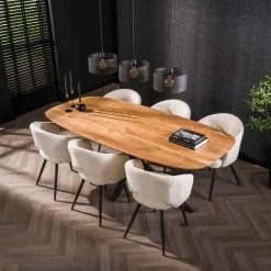 WoonStijl Eettafel Arhus solid acacia 180 cm Clearance