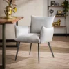 WoonStijl Eettafelstoel Lobby velvet zilverkleurig Discount