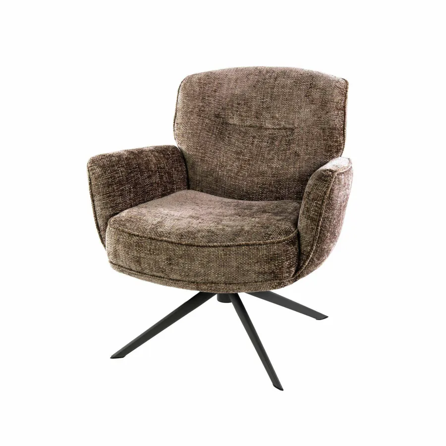 WoonStijl Fauteuil Forza draaibaar Hoven champagne