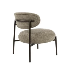 WoonStijl Fauteuil Round - Tissee cargo zandkleur Outlet