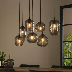 WoonStijl Hanglamp 4+3 hexagon mix Clearance