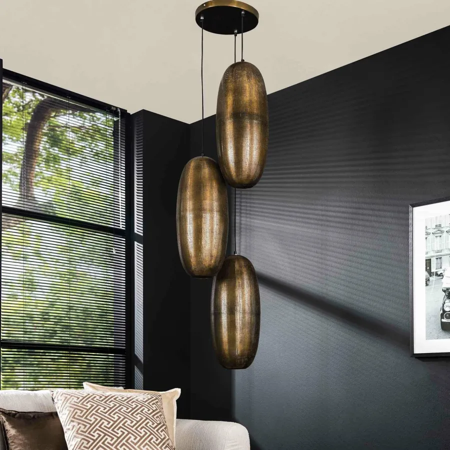 WoonStijl Hanglamp Cosmic getrapt met 3 lampen Discount