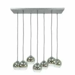 WoonStijl Hanglamp 4+3L bubble shaded