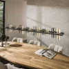 WoonStijl Hanglamp 14L cylinder mixed glass Clearance