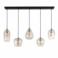 WoonStijl Hanglamp 5L diamond grain mix