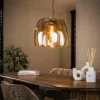 WoonStijl Hanglamp 1L drift XL glass Amber New