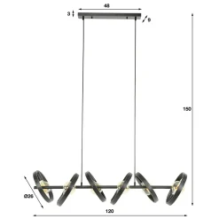 WoonStijl Hanglamp 6L hover Best