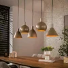 WoonStijl Hanglamp 5L Metallo mix Beige Best