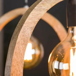 WoonStijl Hanglamp 3L round wood Sale