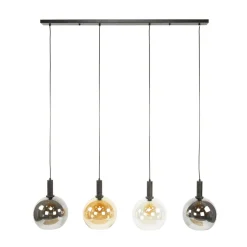 WoonStijl Hanglamp 4L Sfera tricolore New
