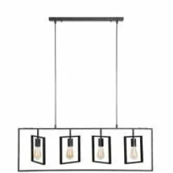 WoonStijl Hanglamp 4L Turn square / Charcoal