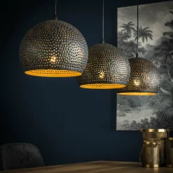 WoonStijl Hanglamp 3xØ25 Punch Bol Clearance