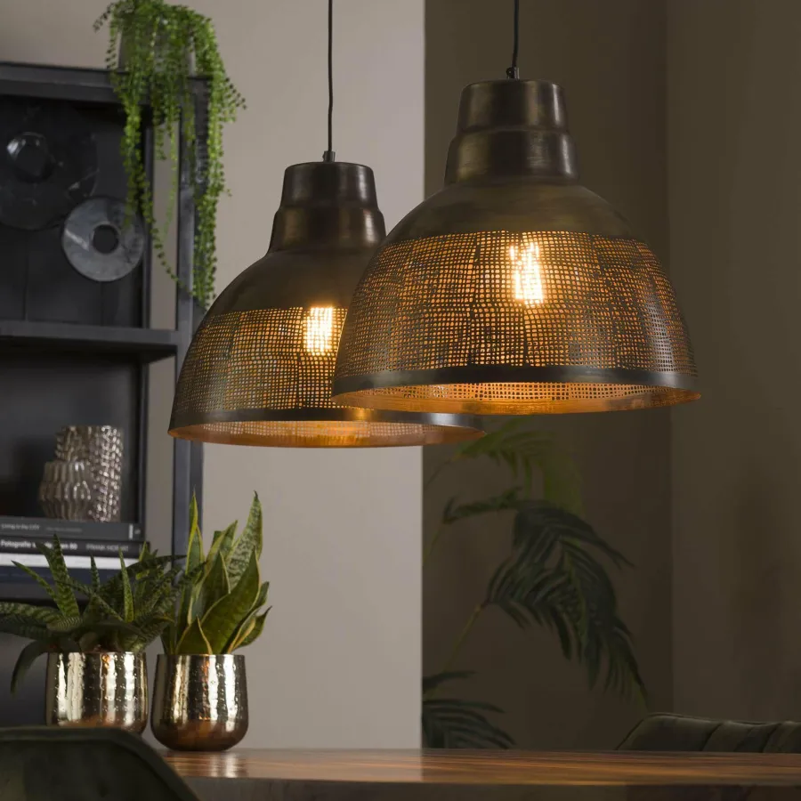 WoonStijl Hanglamp 2xØ38 screen
