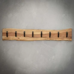 WoonStijl Kapstok edge 8 haken / Massief acacia naturel Outlet