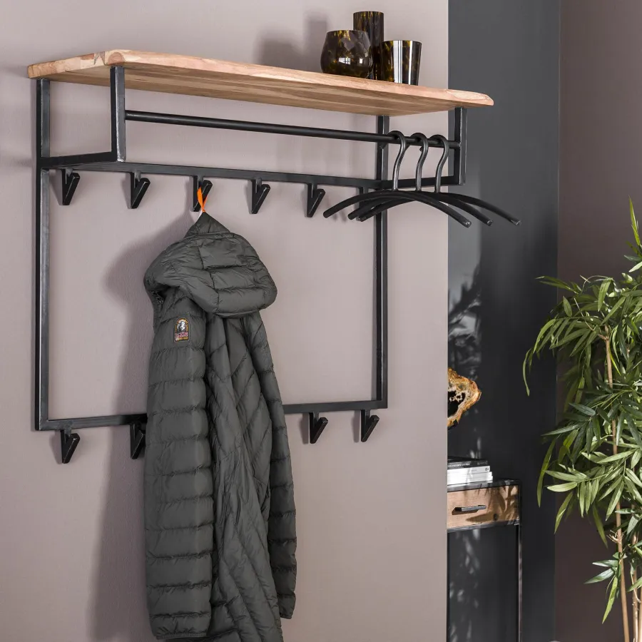 WoonStijl Kapstok edge hoog 12 haken Discount