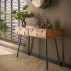 WoonStijl Kaptafel / Sidetable Demn acacia Clearance