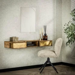 WoonStijl Kaptafel 2L brass Sale