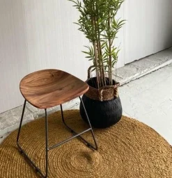 WoonStijl Kruk hout ergo Online