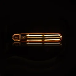 WoonStijl Lichtbron LED filament buis 18 5 cm - E27 4W 2100K 280lm dimbaar / Amberkleurig glas Online