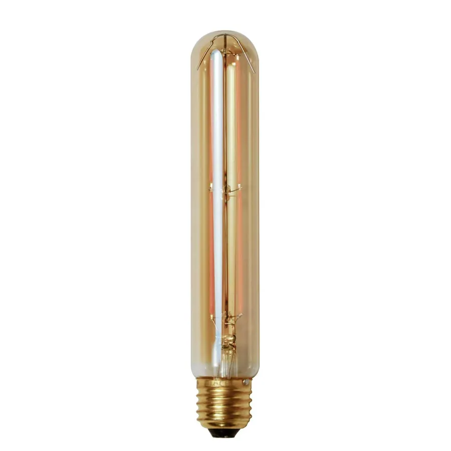 WoonStijl Lichtbron LED filament buis 18 5 cm - E27 4W 2100K 280lm dimbaar / Amberkleurig glas Online