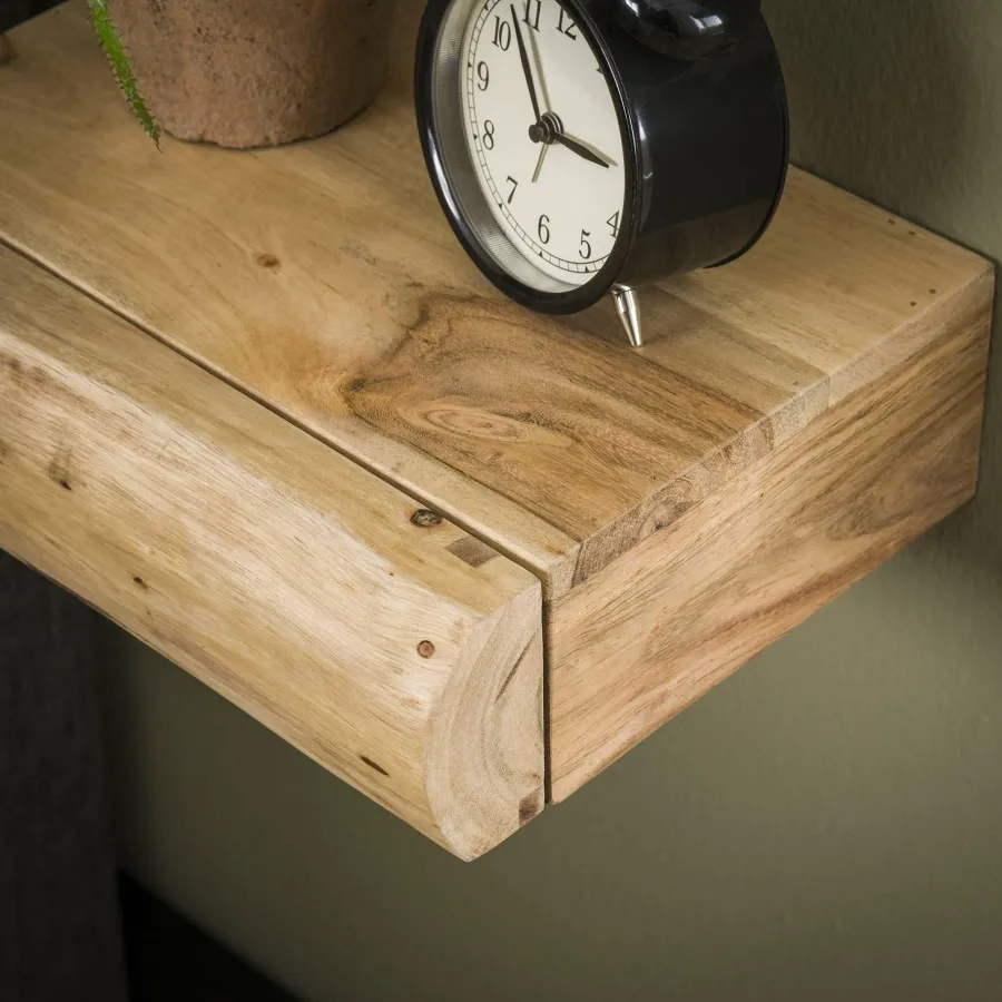 WoonStijl Nachtkastje 1 lade set van 2 tree XS acacia Hot