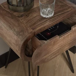 WoonStijl Nachtkastje barrel met 1 lade Discount