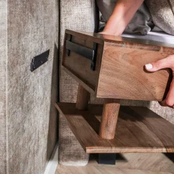 WoonStijl Nachtkastje Carve Shelve met 1 lade Online