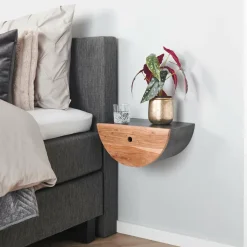 WoonStijl Nachtkastje 1L set van 2 half moon Discount