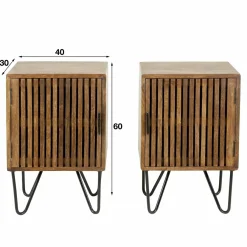 WoonStijl Nachtkastje set van 2 tweak Outlet