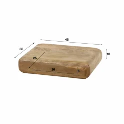 WoonStijl Nachtkastje Sleek Mango Discount
