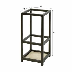 WoonStijl Paraplubak Terra vierkant bruin