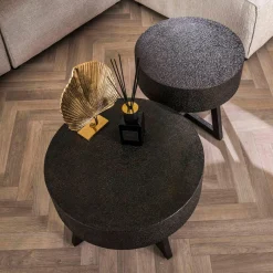 WoonStijl Salontafel Ø60 low bulky ferro Clearance