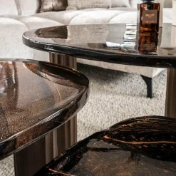 WoonStijl Salontafel S Eclipse koper antiek finish Best