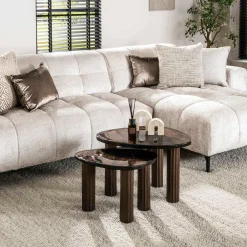 WoonStijl Salontafel S Eclipse koper antiek finish Best