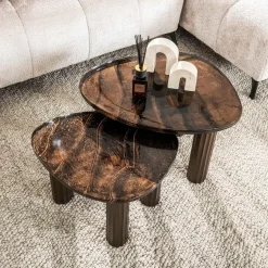 WoonStijl Salontafel S Eclipse koper antiek finish Best