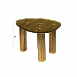 WoonStijl Salontafel S Eclipse goud antiek finish Hot