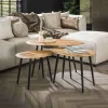 WoonStijl Salontafel set van 3 Acacia organisch Online