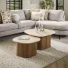 WoonStijl Salontafel set van 2 Romano kiezel