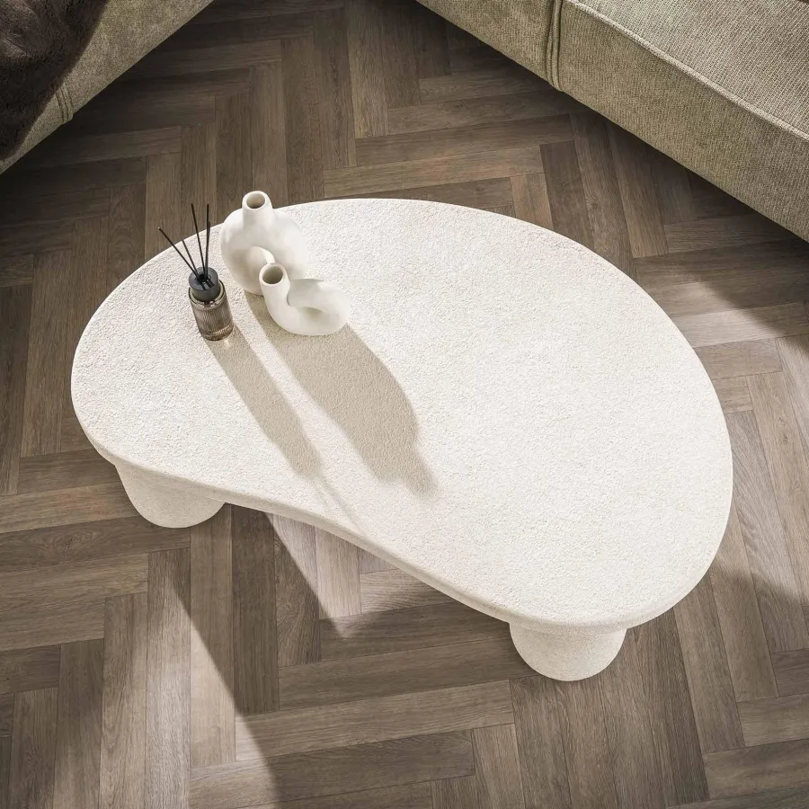 WoonStijl Salontafel XL kiezel organisch New