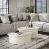 WoonStijl Salontafel XL stone organisch set van 2 Outlet