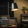 WoonStijl Tafellamp 1L verstelbare metalen kap / Charcoal