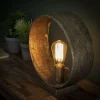 WoonStijl Tafellamp Loop / Antiek Nikkel Outlet