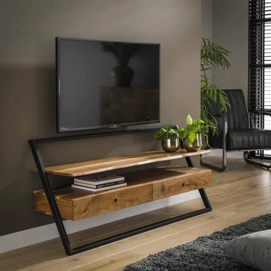 WoonStijl TV meubel Lean Acacia 2 lades Online