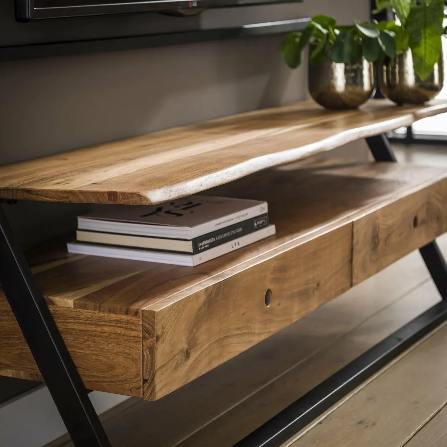 WoonStijl TV meubel Lean Acacia 2 lades Online